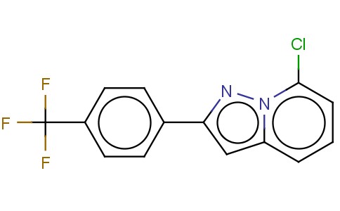 7-CHLORO-2-(4-(TRIFLUOROMETHYL)PHENYL)PYRAZOLO[1,5-A]PYRIDINE